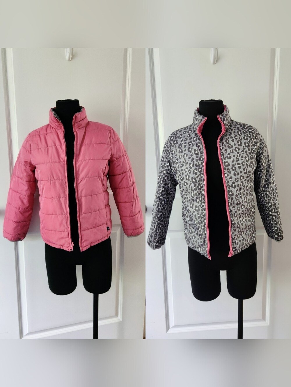 Reversible! Girls GAP Lightweight Puffer Coat - Size 8